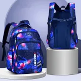Toddler Kids Senior Starry Night Lightweight Backpack Breathable Schoolbags