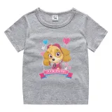 Toddler Kids Girl Cartoon Tops Heart Puppy Dog T-shirts