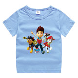 Toddler Kids Boy Cartoon Tops Running Paw Puppy Dog T-shirts