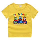 Toddler Kids Boy Thomas Three Train Cotton T-shirts