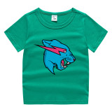 Toddler Kids Boy Lightning Leopard T-shirts