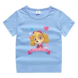 Toddler Kids Girl Cartoon Tops Heart Puppy Dog T-shirts