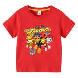 Toddler Kids Boy Cartoon Paw Puppy Running Dog T-shirts