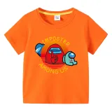 Toddler Kids Boy Quiet Game Character Cotton T-shirts