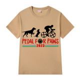 Adult Unisex Top Exclusive Design Pedal For Paws T-shirts