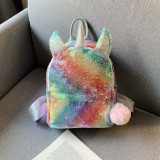 Toddler Kids Fashion Sequin Glittering Unicorns Backbag