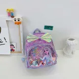 Toddler Kids Cartoon Fashion Sequin Glittering Princess Backbag