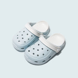 Toddlers Kids Pure Color Hole Beach Home Summer Slippers Shoes