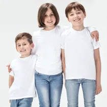 Toddler Boy & Girl Short Sleeve Solid Color Casual T-shirt