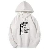 Adult Unisex Tops Exclusive Design On Wednesdays This Is My Happy Face T-shirts And Hoodies