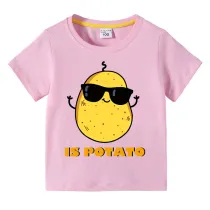 Kids Unisex Clothing Top For Boys And Girls Is Potato T-shirts