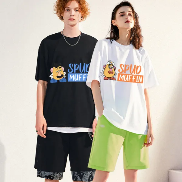 Adult Unisex Tops Exclusive Design Potato Squad Muffin T-shirts And Hoodies