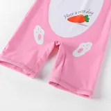 Toddler Kids Girl One Piece Swimsuit Long Sleeve Bunny Rabbit Surfwear Swimsuit