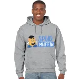 Adult Unisex Tops Exclusive Design Potato Squad Muffin T-shirts And Hoodies