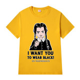 Adult Unisex Tops Exclusive Design I Want You To Wear Black On Wednesday T-shirts And Hoodies