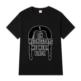 Adult Unisex Tops Exclusive Design On Wednesdays We Wear Black Braids T-shirts And Hoodies
