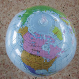 Inflated PVC Geography Globe Beach Ball