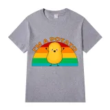 Adult Unisex Tops Exclusive Design I'm A Potato Rainbow T-shirts And Hoodies
