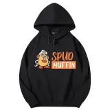Adult Unisex Tops Exclusive Design Potato Squad Muffin T-shirts And Hoodies