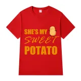 Adult Unisex Tops Exclusive Design She Is My Sweet Potato I Yam T-shirts And Hoodies