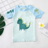 Toddler Kids Boy Two Pieces Swimwear Coconut Tree Beach Swimsuit with Sun Hat