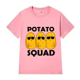 Adult Unisex Tops Exclusive Design Potato Squad T-shirts And Hoodies