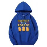 Adult Unisex Tops Exclusive Design Respect The Potato T-shirts And Hoodies
