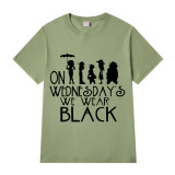 Adult Unisex Tops Exclusive Design On Wednesdays We Wear Black People T-shirts And Hoodies