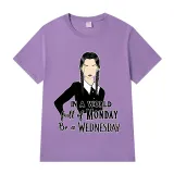 Adult Unisex Tops Exclusive Design In A World Full Of Mondays Be A Wednesday T-shirts And Hoodies