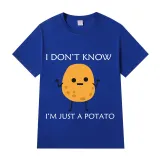Adult Unisex Tops Exclusive Design I Don't Know I'm Just A Potato T-shirts And Hoodies