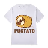 Adult Unisex Tops Exclusive Design Pugtato T-shirts And Hoodies