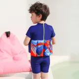 Toddler Kids Boy Swimwear Spider Prints Float Adjustable Buoyancy Swimsuit