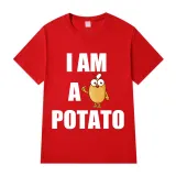 Adult Unisex Tops Exclusive Design I Am A Potato T-shirts And Hoodies
