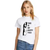 Adult Unisex Tops Exclusive Design On Wednesdays This Is My Happy Face T-shirts And Hoodies
