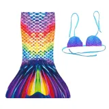 Toddler Girls 2 Pieces Swimwear Mermaid Bikini Swimsuit