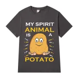 Adult Unisex Tops Exclusive Design My Spirit Animal Is A Potato T-shirts And Hoodies
