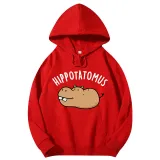 Adult Unisex Tops Exclusive Design Hippotatomus T-shirts And Hoodies