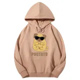 Adult Unisex Tops Exclusive Design Pugtato With Glasses T-shirts And Hoodies