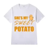 Adult Unisex Tops Exclusive Design She Is My Sweet Potato I Yam T-shirts And Hoodies