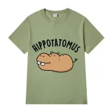 Adult Unisex Tops Exclusive Design Hippotatomus T-shirts And Hoodies