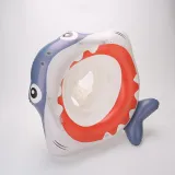 Toddler Kids Pool Floats Inflated Swimming Rings Shark Shaped Swimming Circle