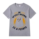 Adult Unisex Tops Exclusive Design My Spirit Animal Is A Potato T-shirts And Hoodies