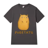 Adult Unisex Tops Exclusive Design Purrtato T-shirts And Hoodies