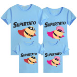 Family Matching Clothing Top Supertato Family T-shirts