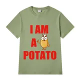 Adult Unisex Tops Exclusive Design I Am A Potato T-shirts And Hoodies