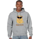 Adult Unisex Tops Exclusive Design Pugtato With Glasses T-shirts And Hoodies