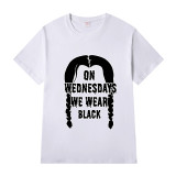 Adult Unisex Tops Exclusive Design On Wednesdays We Wear Black Braids T-shirts And Hoodies