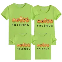 Family Matching Clothing Top Potato Friends Family T-shirts
