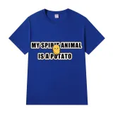 Adult Unisex Tops Exclusive Design My Spirit Animal Is A Potato Slogan T-shirts And Hoodies