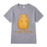 Adult Unisex Tops Exclusive Design Purrtato T-shirts And Hoodies